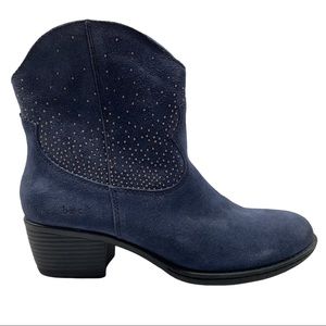 b.ø.c. Ambrosia navy suede boots